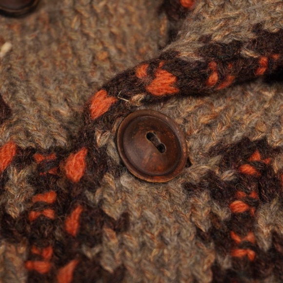 RRL Double RL Ralph Lauren Hand-Knit Fair Isle & Mallard Cardigan XS Brand New - Picture 5 of 13